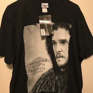 Game of Thrones Jon Snow NWT Shirt Mens XL GoT HBO